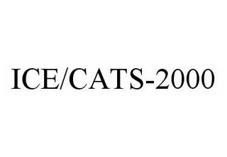 ICE/CATS-2000