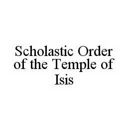 SCHOLASTIC ORDER OF THE TEMPLE OF ISIS