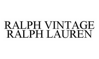 RALPH VINTAGE RALPH LAUREN
