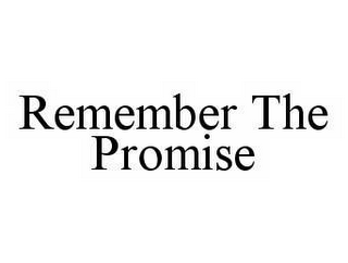 REMEMBER THE PROMISE