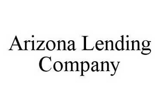 ARIZONA LENDING COMPANY