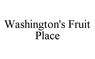 WASHINGTON'S FRUIT PLACE