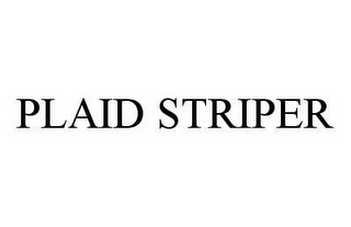 PLAID STRIPER