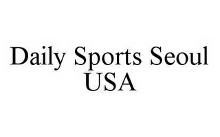 DAILY SPORTS SEOUL USA