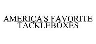 AMERICA'S FAVORITE TACKLEBOXES