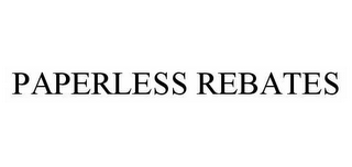 PAPERLESS REBATES