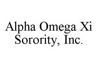 ALPHA OMEGA XI SORORITY, INC.