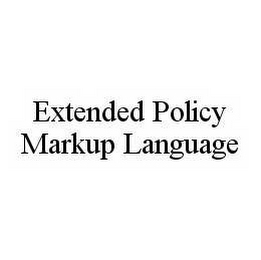 EXTENDED POLICY MARKUP LANGUAGE