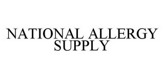 NATIONAL ALLERGY SUPPLY