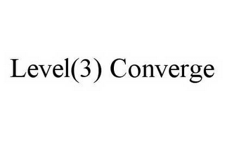 LEVEL(3) CONVERGE