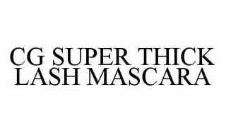 CG SUPER THICK LASH MASCARA