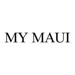 MY MAUI