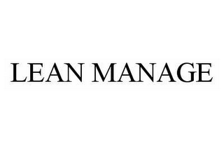 LEAN MANAGE