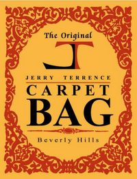 THE ORIGINAL JT JERRY TERRENCE CARPET BAG BEVERLY HILLS