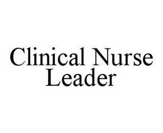 CLINICAL NURSE LEADER