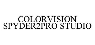 COLORVISION SPYDER2PRO STUDIO