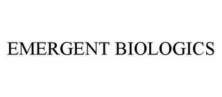 EMERGENT BIOLOGICS