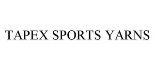 TAPEX SPORTS YARNS