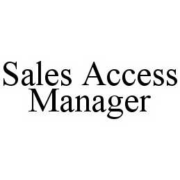 SALES ACCESS MANAGER