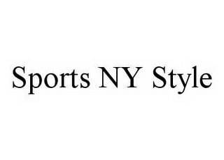 SPORTS NY STYLE