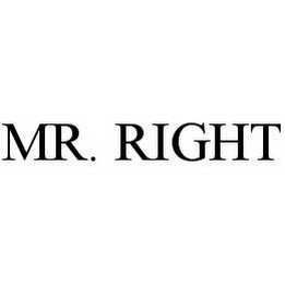 MR.  RIGHT