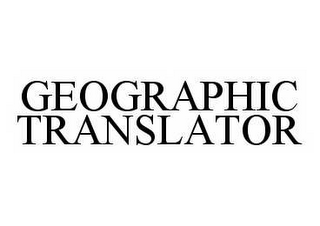 GEOGRAPHIC TRANSLATOR