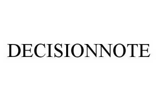 DECISIONNOTE