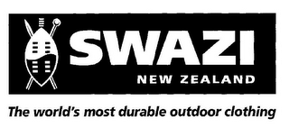 SWAZI NEW ZEALAND THE WORLD'S MOST DURABLE OUTDOOR CLOTHING