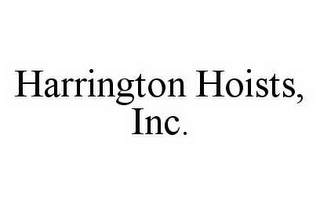 HARRINGTON HOISTS, INC.