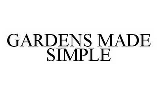 GARDENS MADE SIMPLE