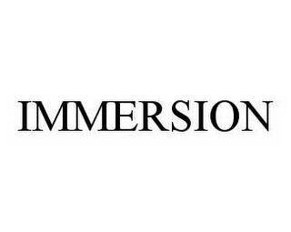 IMMERSION