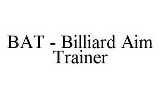 BAT - BILLIARD AIM TRAINER