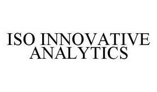 ISO INNOVATIVE ANALYTICS