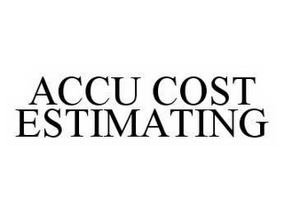 ACCU COST ESTIMATING