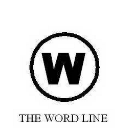 W THE WORD LINE
