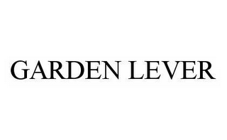 GARDEN LEVER