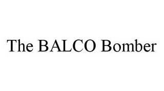 THE BALCO BOMBER