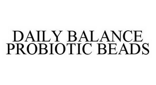 DAILY BALANCE PROBIOTIC BEADS