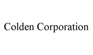 COLDEN CORPORATION