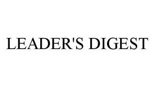 LEADER'S DIGEST