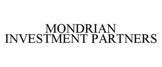 MONDRIAN INVESTMENT PARTNERS