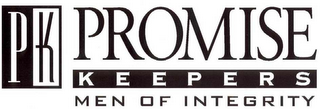 PK PROMISE KEEPERS MEN OF INTEGRITY