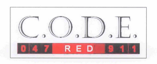 C.O.D.E. RED 047 911