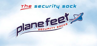 THE SECURITY SOCK PLANE FEET SECURITY SOCKS