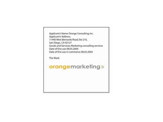 ORANGE MARKETING