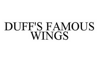 DUFF'S FAMOUS WINGS