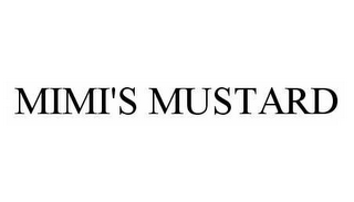 MIMI'S MUSTARD