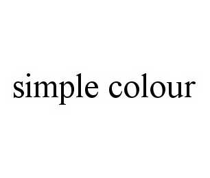 SIMPLE COLOUR