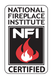 NATIONAL FIREPLACE INSTITUTE NFI CERTIFIED