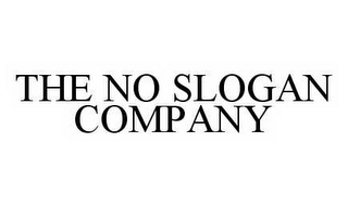 THE NO SLOGAN COMPANY